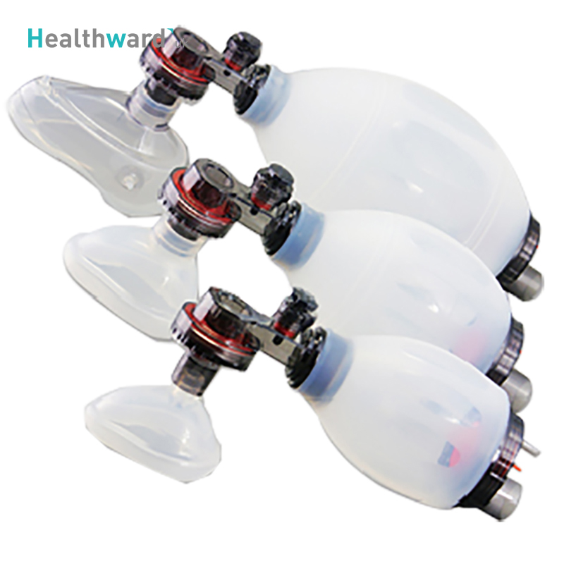 HWB-5C001 FDA Factory Cheap Silicone Manual Resuscitators